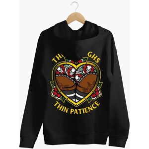 Broken Society Thick Thighs Thin Patience Hoodie (Unisex)