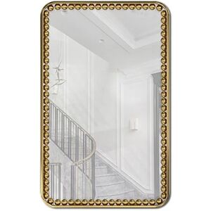 Maison Valentina Orbis Rectangular Mirror   Brass