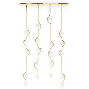 Covet House Covet Branch Hanging  Chandelier Glass and Gold