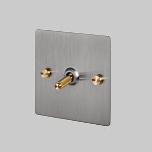 Buster + Punch UK-TO-CO-INT-ST-BR-A 1G Toggle Intermediate Steel  Switch Brass