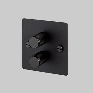 Buster + Punch UK-DI-CO-2G-LED-BL-A 2G Dimmer  Switch Black