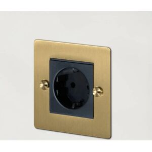 Buster + Punch UK-MG-CO-1G-BR-A 1G Euro Plug  Socket Brass