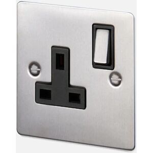 Buster + Punch UK-SO-CO-1G-ST-A 1G UK Plug  Socket Steel