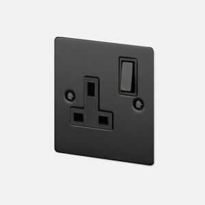 Buster + Punch UK-SO-CO-1G-BL-A 1G UK Plug  Socket Black