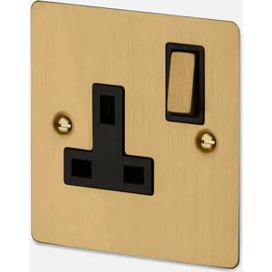 Buster + Punch UK-SO-CO-1G-BR-A 1G UK Plug  Socket Brass