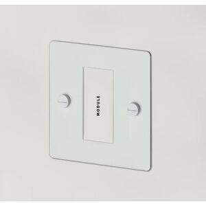 Buster + Punch UK-MG-PL-1M-WH-A 1G Euro Plate 1 Module  Socket White