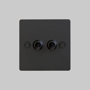 Buster + Punch UK-TO-CO-2G-BL-A 2G Toggle   Switch Black