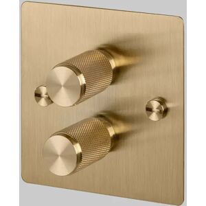 Buster + Punch UK-DI-CO-2G-LED-BR-A 2G Dimmer  Switch Brass