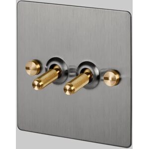 Buster + Punch UK-TO-CO-2G-ST-BR-A 2G Toggle Steel  Switch Brass