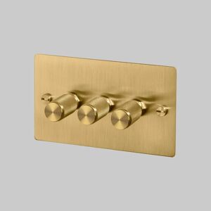 Buster + Punch UK-DI-CO-3G-LED-BR-A 3G Dimmer  Switch Brass