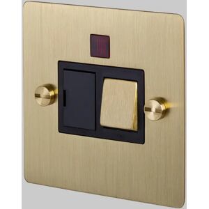 Buster + Punch GTG-05059 Switched Fused Spur Black  Switch Brass