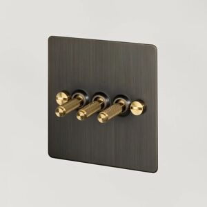 Buster + Punch UK-TO-CO-3G-SM-BR-A 3G Toggle Smoked Bronze  Switch Brass