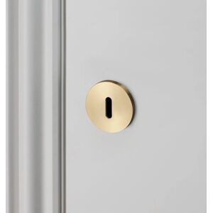 Buster + Punch SW-ESC-27-BR-A Key Escutcheon Plate 27  Internal Door Brass