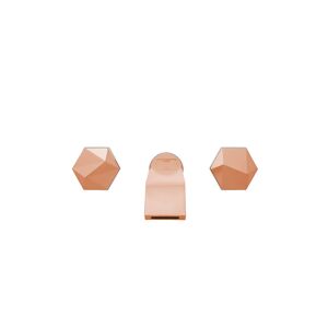 Maison Valentina Diamond Wall  Tap Rose Gold Brass