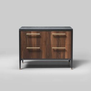 Buster + Punch GCF-742555 Small American Walnut  Cabinet Brass