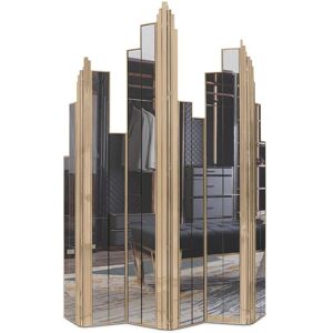 Maison Valentina Empire   Screen Brass and Glass