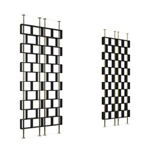 Brabbu Hanoi Screen Brass and Black Laquer