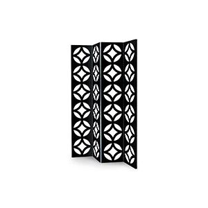 Boca do lobo Jay Folding  Screen  Black Wood