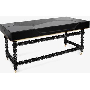 Boca do lobo Manu Desk Leather and Glass