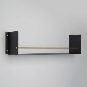 Buster + Punch USV-061915 Girder Black   Wall Shelf Brass