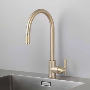 Buster + Punch RKT-051661 Mixer Pull Out Spray Cross  Kitchen Tap Brass