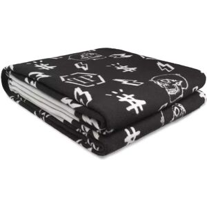 Philipp Plein Plaid Skull Throw & Blanket Plaid woven 89% wool, 10% cashmere, 1% silk