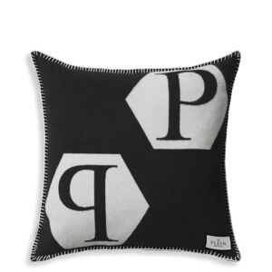 Philipp Plein Cushion Cashmere PP Cushion Cushion woven 89% wool, 10% cashmere, 1% silk   Removable cover