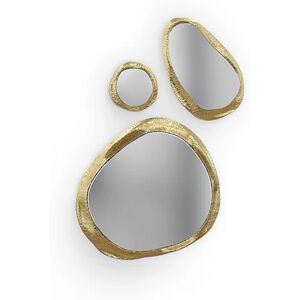 Brabbu Halo Mirror Gold