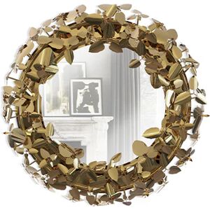 Brabbu Mcqueen Mirror Brass and Gold