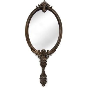 Maison Valentina Marie Atoinette Mirror   Black Gold Mahogony