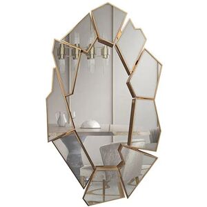 Maison Valentina Crackle Mirror   Brass