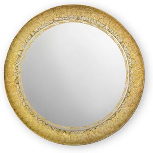 Maison Valentina Ring Filigree Mirror    Brass and Gold