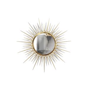 Maison Valentina Explosion Mirror   Brass and Crystal Glass