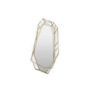 Maison Valentina Diamond Big Mirror   Brass