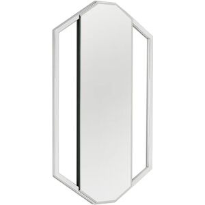 Maison Valentina Sapphire Mirror   Silver Brass