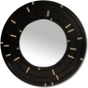 Maison Valentina Black Blaze Mirror   Black Brass