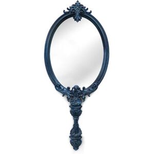 Maison Valentina Marie Atoinette Mirror   Blue Gold Mahogony