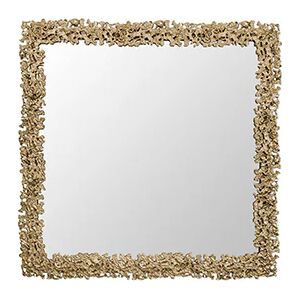 Brabbu Cay Square Mirror Brass