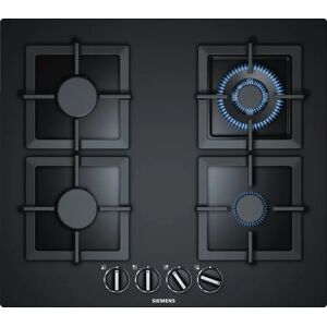 Siemens EP6A6HB20 iQ500 60cm Gas Hob Black Tempered Glass