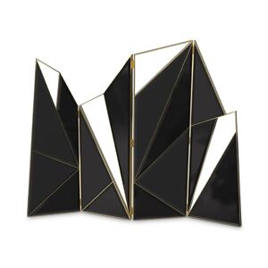 Maison Valentina Delta  Screen Brass, Wood and Leather