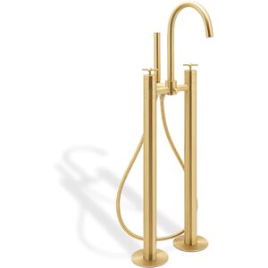 Maison Valentina Nau Floor  Tap Gold Brass