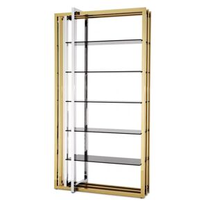 Eichholtz Cipriani Cabinet Polished stainless steel   gold finish