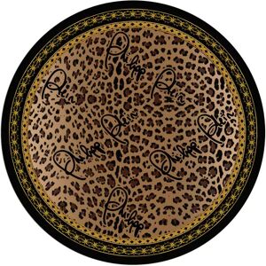 Philipp Plein Jungle Round Rug Handtufted 100% New Zealand wool