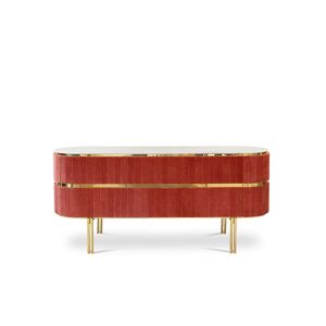 Maison Valentina Edith  Sideboard Brass and Marble