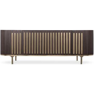 Maison Valentina Anthony  Sideboard Walnut Wood, Marble and Brass