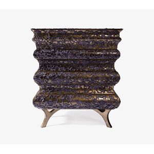 Boca do lobo Crochet Chest of Drawers Gold Leaf and Wood