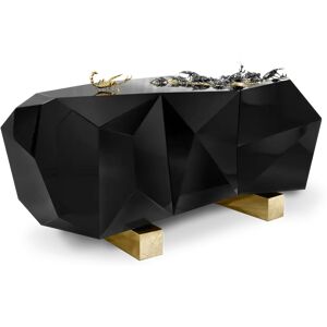 Boca do lobo Metamorphosis Diamond  Sideboard Black Lacquered Wood