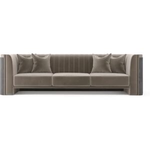 Luxxu Algerone Sofa Brass, Velvet and Wood