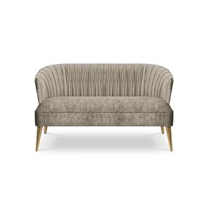 Brabbu Nuka Two Seat Sofa Bronze Velvet