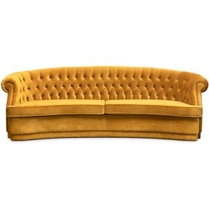 Brabbu Maree II Sofa Yellow Velvet